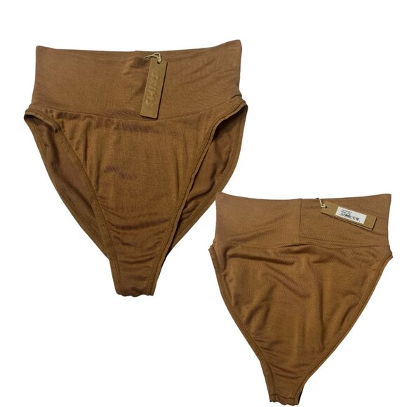 SKIMS Naked Thongs Lot of 3 Desert + Saffron XXS + Conditional Bonus - Picture 9 of 9